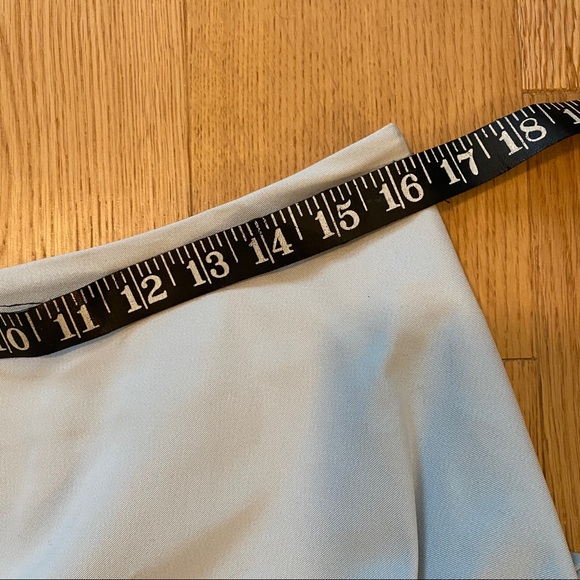 VINTAGE Circle Skirt Baby Blue Waist 32” - Picture 8 of 10